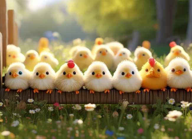 关于小鸡的故事（关于小鸡的故事插图）