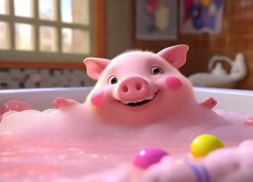 绘本故事小猪爱洗澡培养（小猪爱洗澡绘本故事图片）