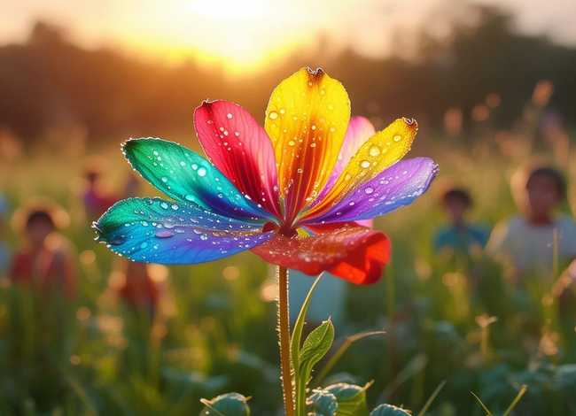 七色花的故事故事；七色花 的故事