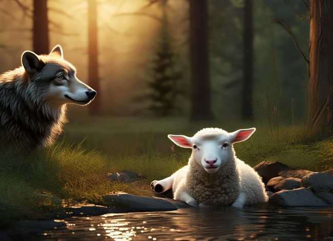儿童故事睡前大全狼和小羊；故事大全 睡前故事狼和小羊视频