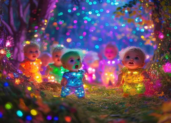 七彩宝宝儿童故事绘本播放，七彩光宝宝的故事