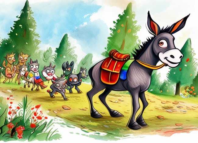 寓言故事简笔画完整图 寓言故事简笔画完整图片