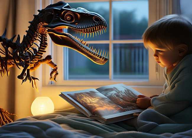 恐龙化石故事儿童睡前故事；恐龙化石的睡前故事