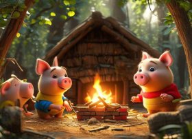 小学三年级英语故事（小学三年级英语故事 三只小猪）