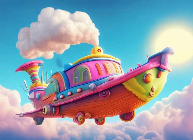 儿童故事飞行船 - 飞船儿童版