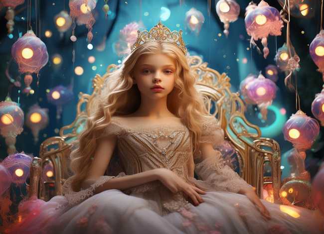 儿童皇后的故事 - 皇后公主的故事