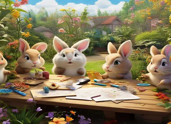 兔子先生的菜园子故事视频，兔子先生的菜园子中班故事活动教案