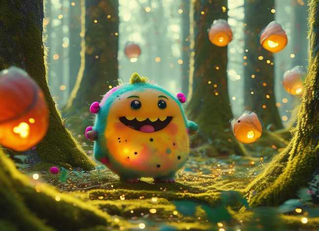 儿童故事怪物咕噜；咕噜咕噜怪物故事