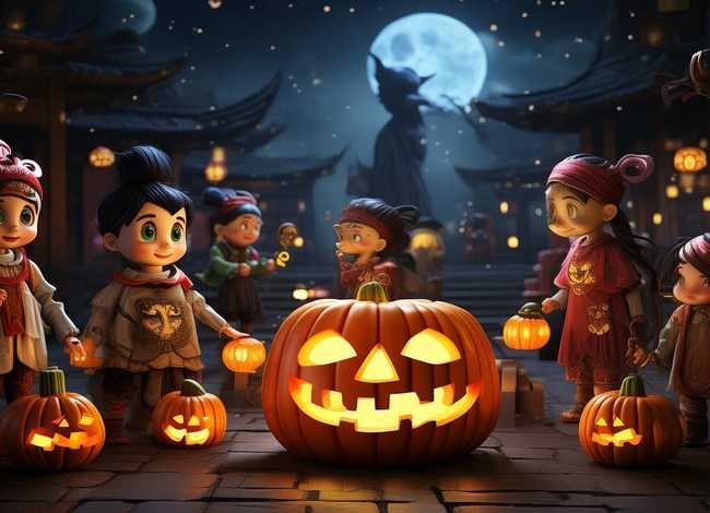 万圣节的小故事中文，万圣节的小故事中文翻译