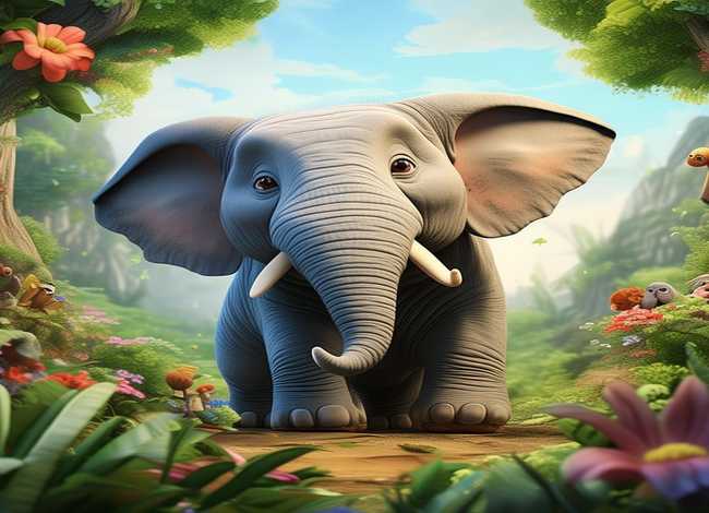 聪明的大象儿童故事、聪明的大象幼儿故事