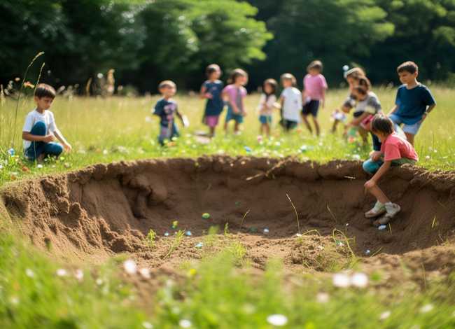 幼儿故事文本小土坑（幼儿故事文本小土坑怎么写）