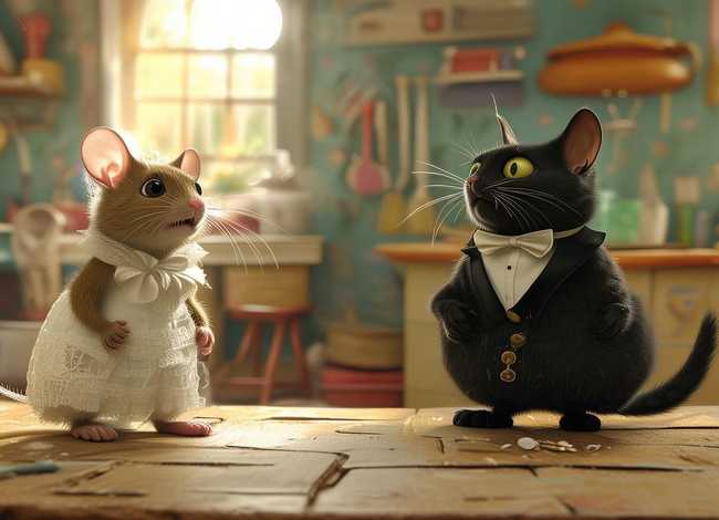儿童故事老鼠嫁猫300字；老鼠嫁给猫寓言故事