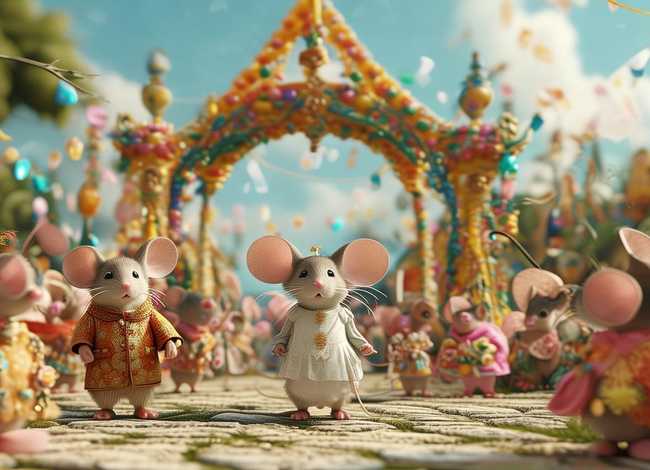 儿童故事老鼠嫁女视频，老鼠嫁女儿故事表演视频