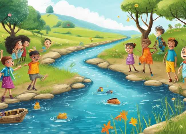 关于小河的儿童故事 关于小河的儿歌