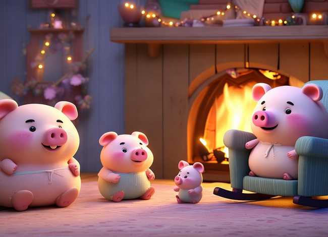 儿童睡前故事书大全集三只小猪、睡前故事幼儿故事大全三只小猪