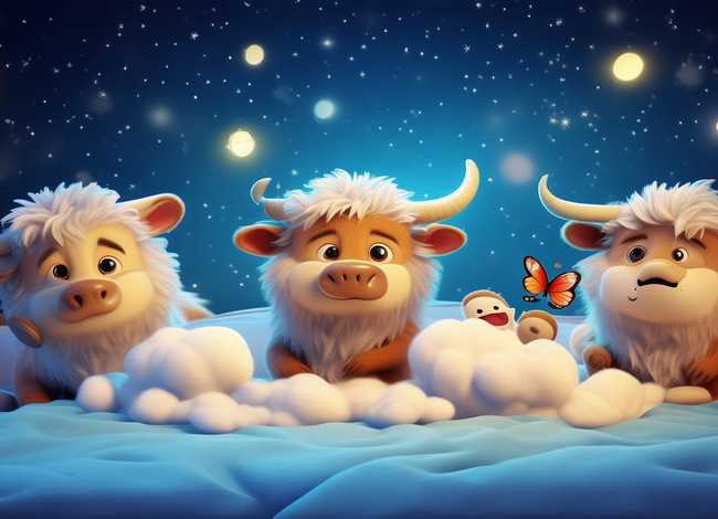 儿童睡前故事公牛、幼儿睡前故事三只公牛