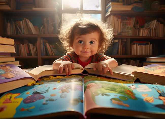 儿童故事吃书的孩子，绘本故事吃书的孩子