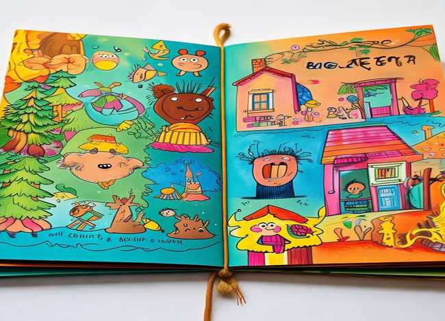 儿童自制简易绘本故事有字，幼儿自制绘本故事大全20页带有字的