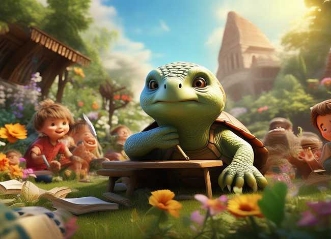 聪明乌龟儿童故事表演 - 聪明的乌龟故事表演 聪明乌龟儿童故事表演 - 聪明的乌龟故事表演