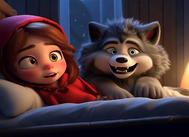 大灰狼小红帽的故事睡前 - 大灰狼小红帽的故事睡前故事