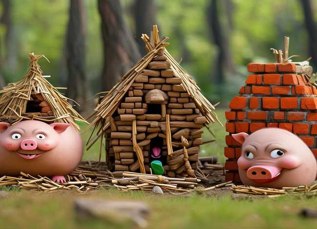 三只小猪盖房子故事完整动画片，三只小猪盖房子故事完整动画片视频