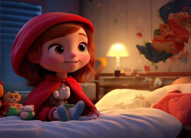 儿童6岁睡前故事小红帽的故事，幼儿睡前故事小红帽的故事