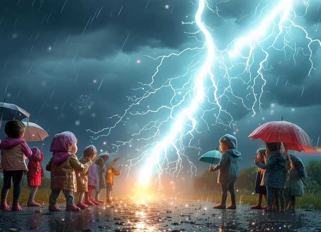 关于打雷的有趣故事 - 关于打雷的有趣故事简短
