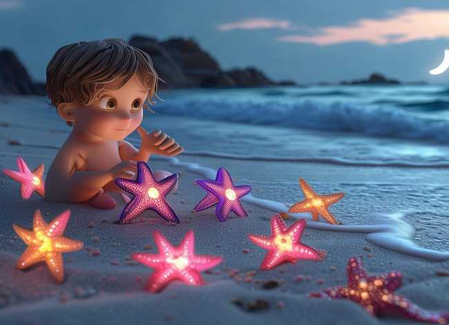 关于海星的儿童故事，关于海星的绘本故事