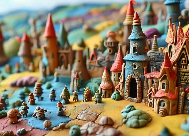 儿童故事粘土作品;粘土故事主题作品 儿童故事粘土作品;粘土故事主题作品