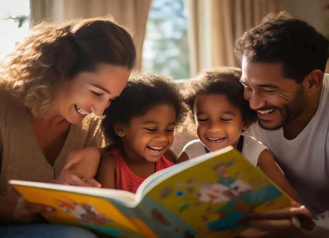 幸福的一家人儿童大班故事，幸福的一家人幼儿故事