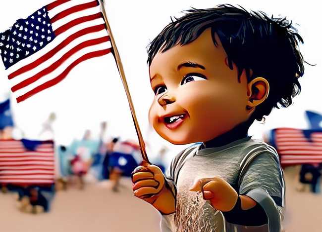 爱国儿童画图片大全，爱国儿童画图片大全简单