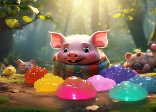 小猪分享果冻的故事（小猪分享果冻的故事作文）