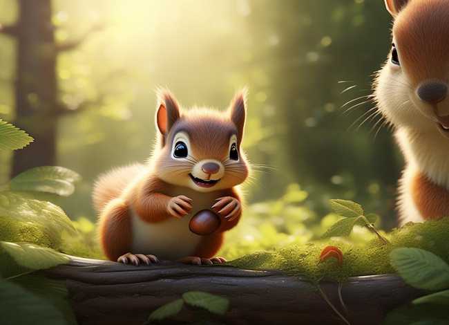 儿童简短小松鼠的故事；小松鼠的幼儿故事