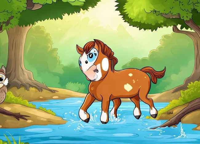 儿童故事小马过河的故事视频 小儿故事小马过河视频