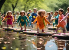 儿童版过河、儿童版过河舞蹈