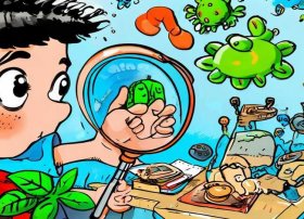 儿童科普绘画；儿童科普绘画作品