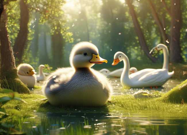 儿童故事丑小鸭绘本完整版；丑小鸭幼儿绘本故事