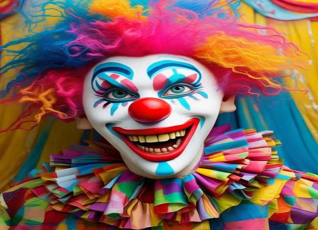 小丑儿童画 儿童小丑怎么画