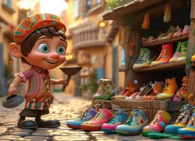 儿童故事鞋匠卖鞋、卖鞋匠的故事