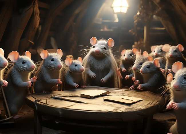 儿童故事老鼠开会完整版；老鼠开会故事文字版