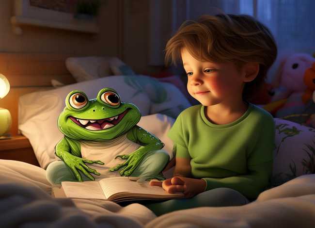 儿童睡前青蛙故事，睡前儿童故事大全3-6岁青蛙