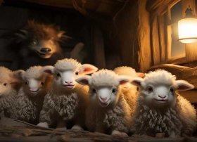 儿童睡前故事狼和七只小羊文字；睡前小故事狼和七只小羊