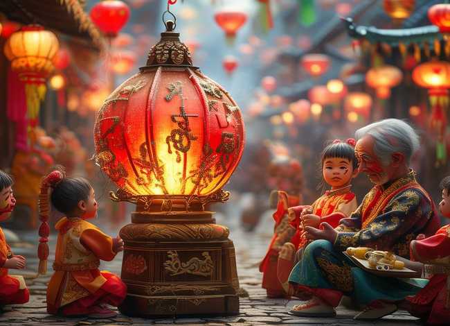 儿童故事春节的故事 - 幼儿故事春节的传说