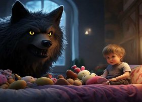 儿童睡前故事大灰狼完整版，幼儿睡前故事 大灰狼