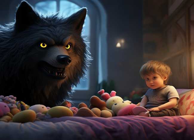 儿童睡前故事大灰狼完整版，幼儿睡前故事 大灰狼