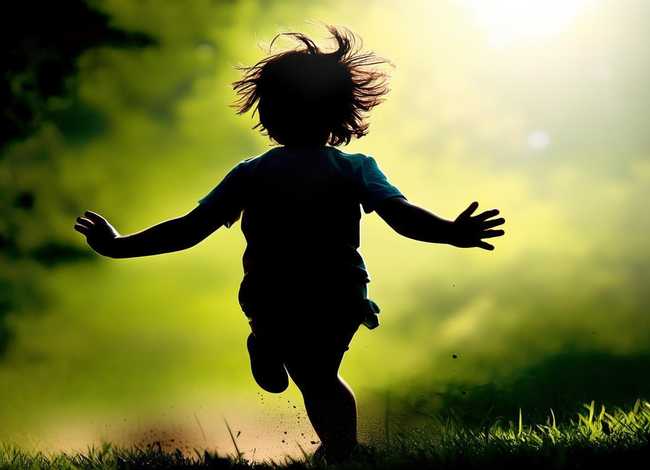 儿童奔跑剪影 儿童奔跑剪影怎么做