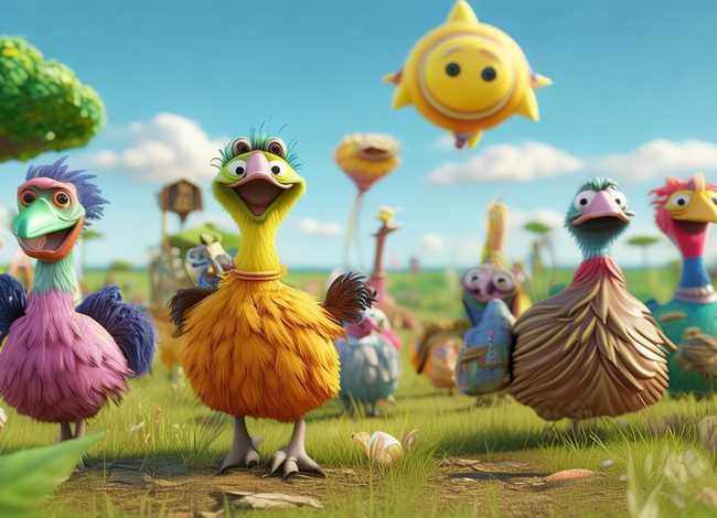 鸵鸟故事图片(鸵鸟故事图片高清) 鸵鸟故事图片(鸵鸟故事图片高清)