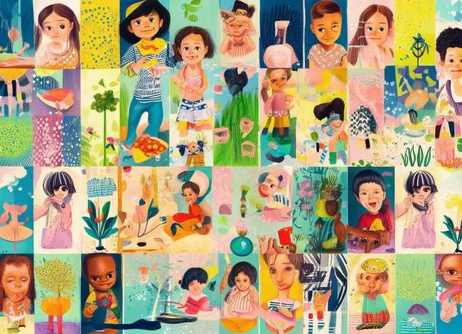 儿童图片资料、儿童图片资料怎么做