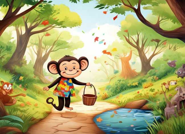 儿童故事小猴子下山绘本故事 绘本故事《小猴子下山》