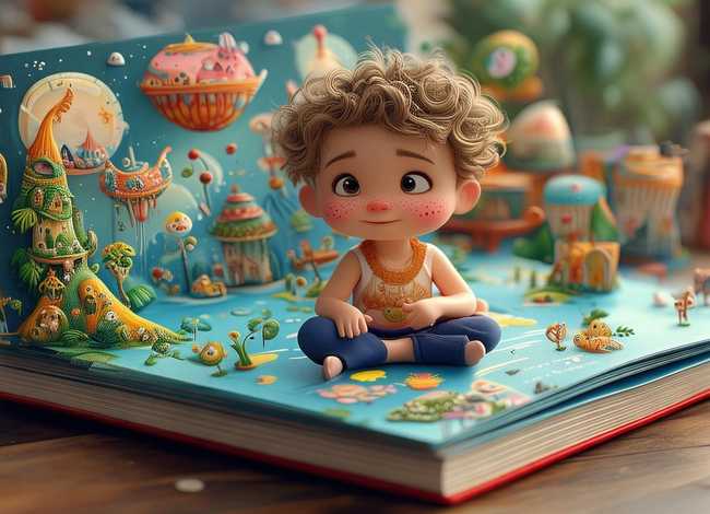 儿童故事带图案；带图案的故事书儿童